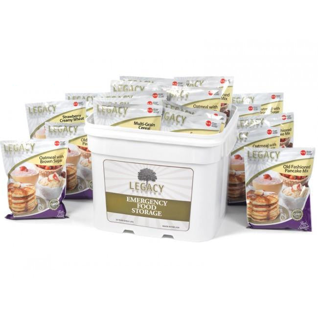 120 Serving Breakfast Bucket - 36 lbs