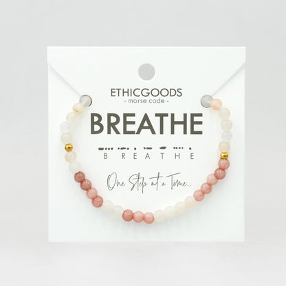 Morse Code Bracelet | BREATHE