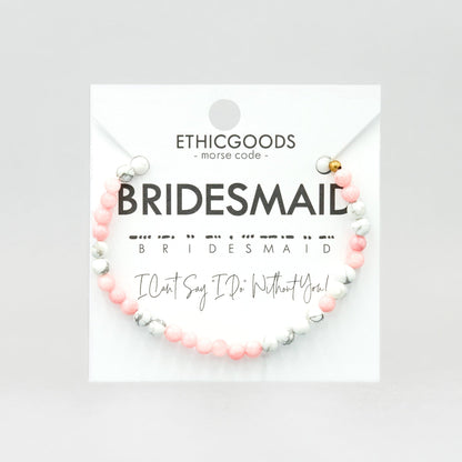 Morse Code Bracelet | BRIDESMAID