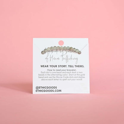 Morse Code Bracelet | STAY