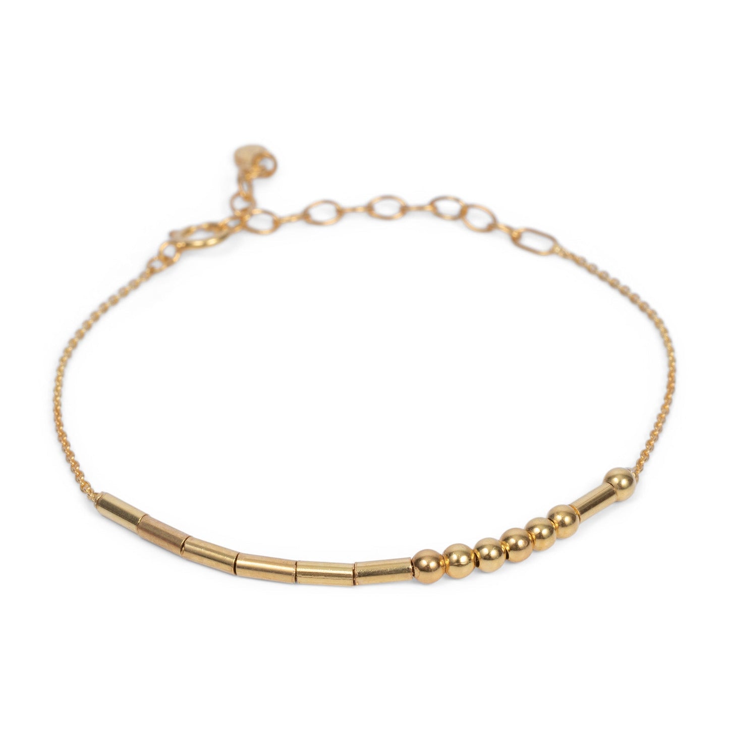 CLASSIC GOLD Morse Code Beaded Bracelet | KINDNESS
