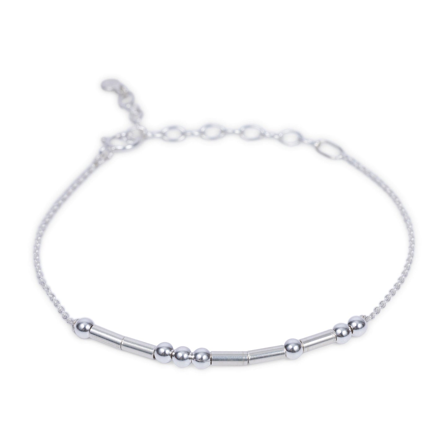 CLASSIC GOLD Morse Code Beaded Bracelet | PEACE