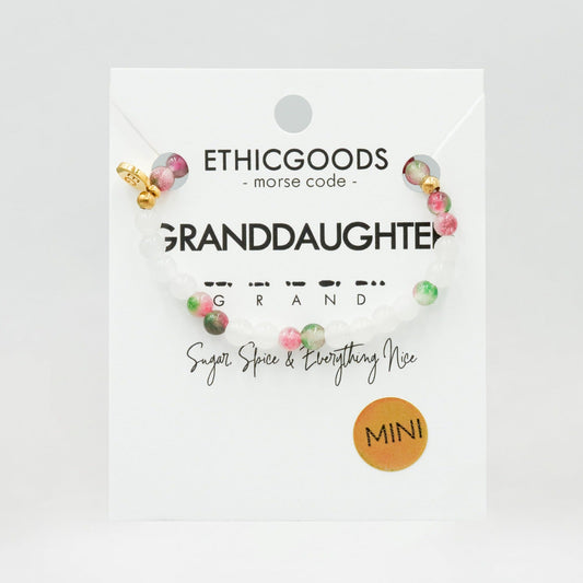MINI Morse Code Bracelet | Granddaughter