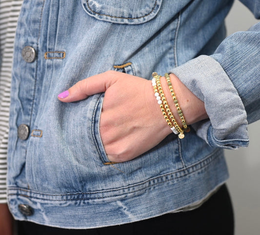 Gold Morse Code Bracelet | DREAM