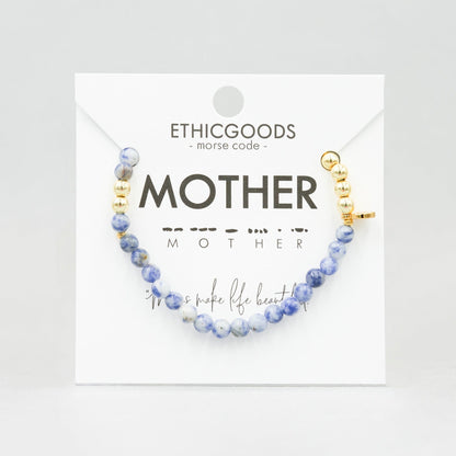 Gold Morse Code Bracelet | MOTHER
