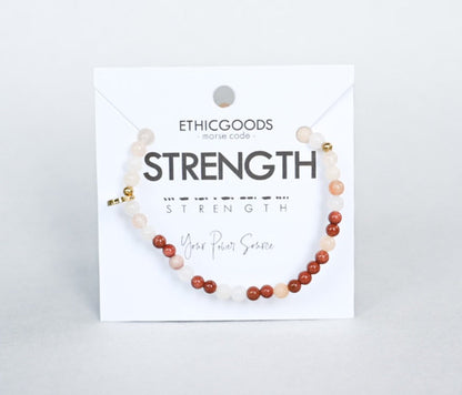 Morse Code Bracelet | STRENGTH