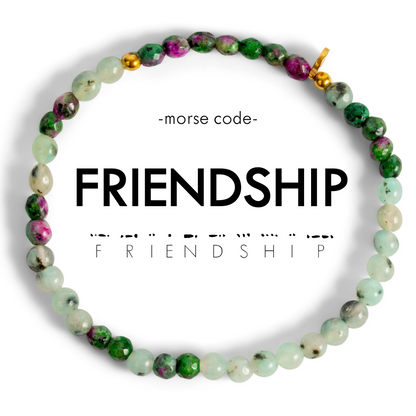Morse Code Bracelet | FRIENDSHIP