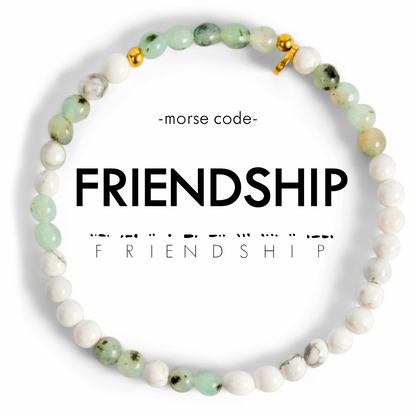 Morse Code Bracelet Extended Size | FRIENDSHIP