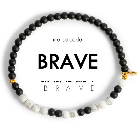 Morse Code Bracelet Extended Size | BRAVE