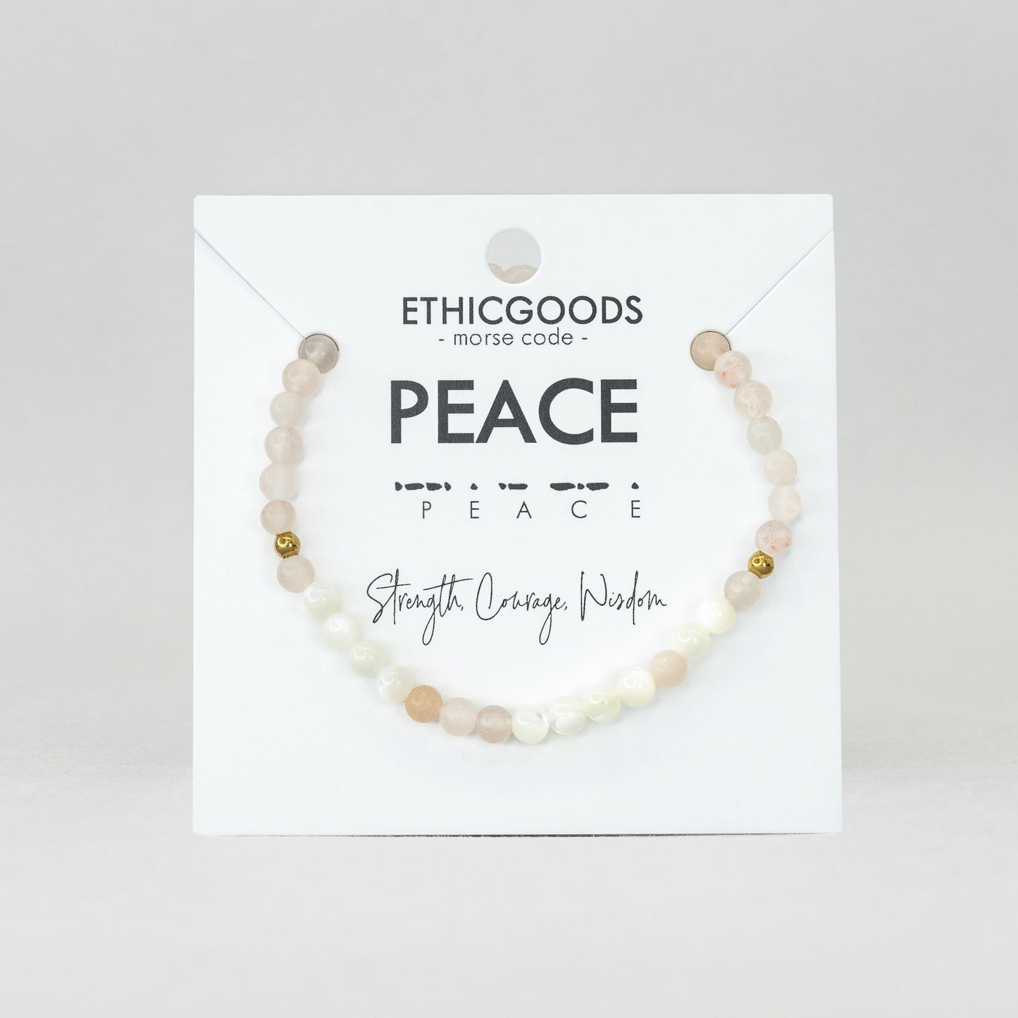 Morse Code Bracelet | PEACE