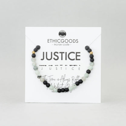 Morse Code Bracelet | JUSTICE