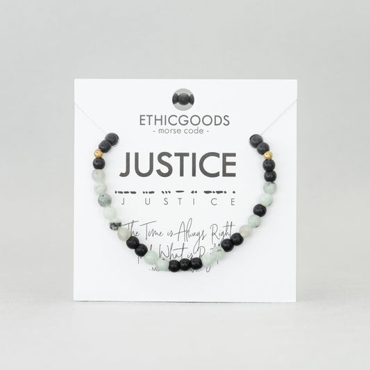 Morse Code Bracelet | JUSTICE