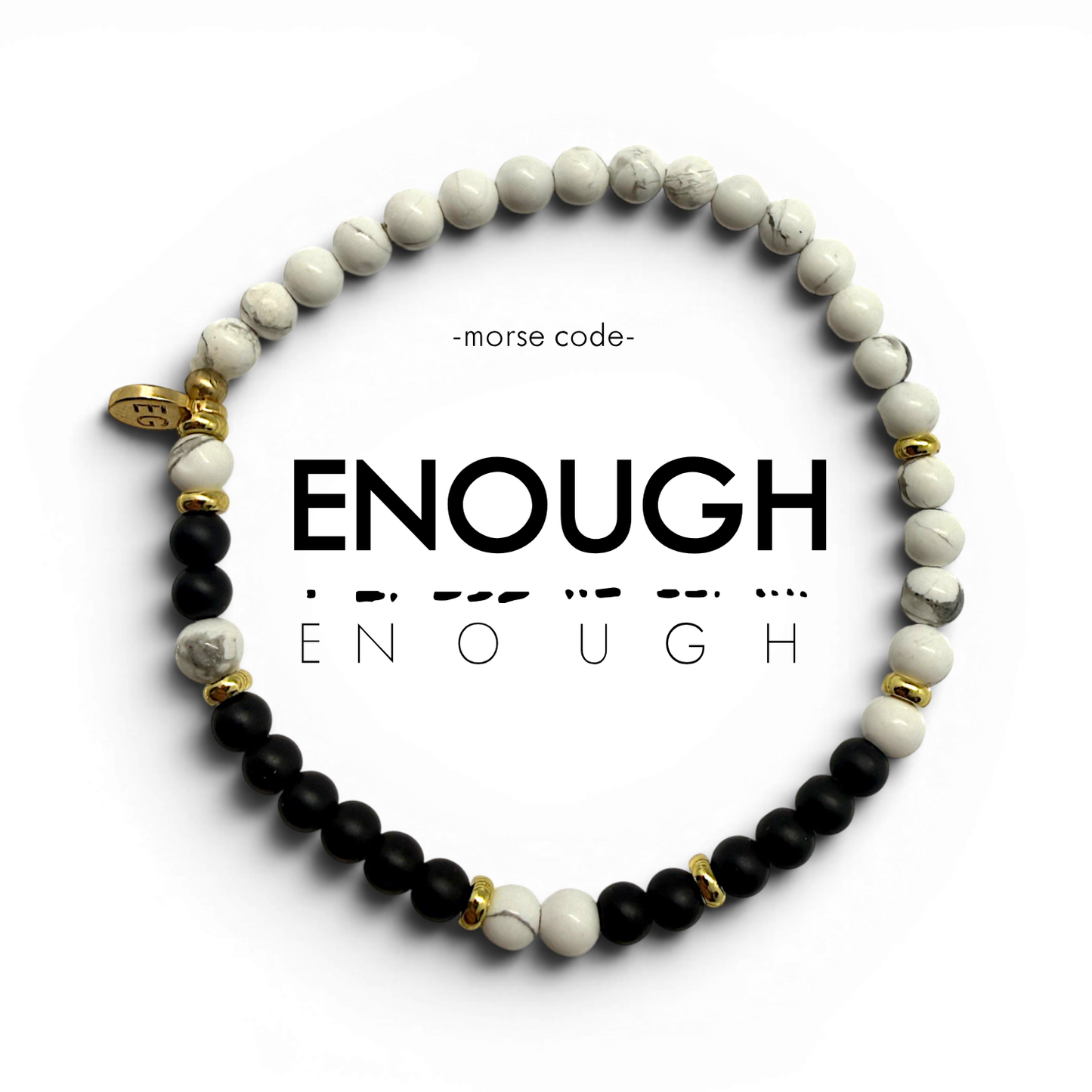 Morse Code Bracelet | ENOUGH
