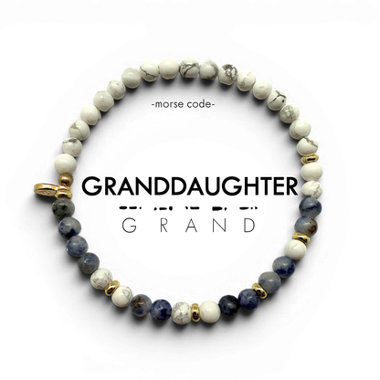 Morse Code Bracelet | GRANDDAUGHTER