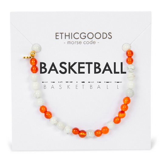 Morse Code Bracelet | BASKETBALL