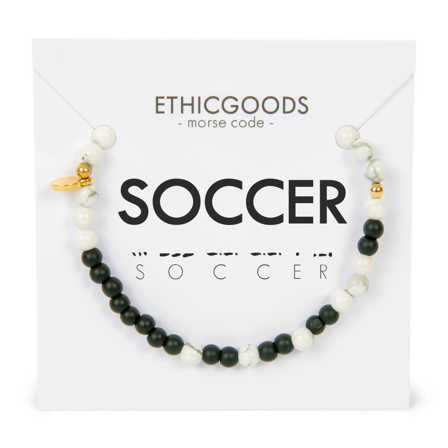 Morse Code Bracelet | SOCCER