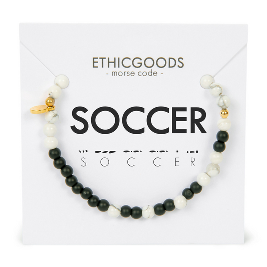 Morse Code Bracelet | SOCCER