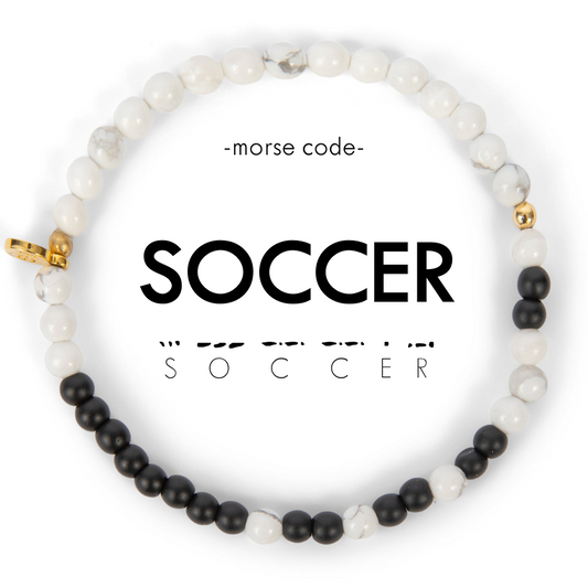 Morse Code Bracelet | SOCCER