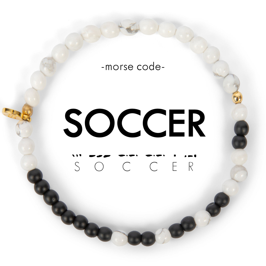 Morse Code Bracelet | SOCCER