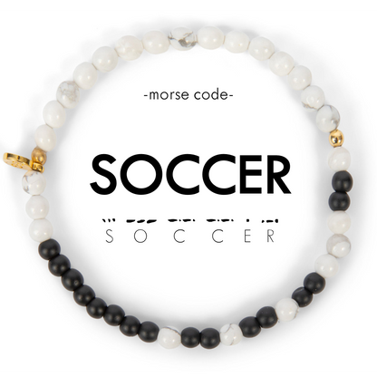 Morse Code Bracelet | SOCCER