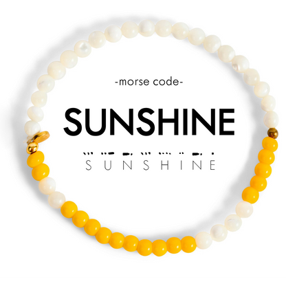 Morse Code Bracelet | SUNSHINE