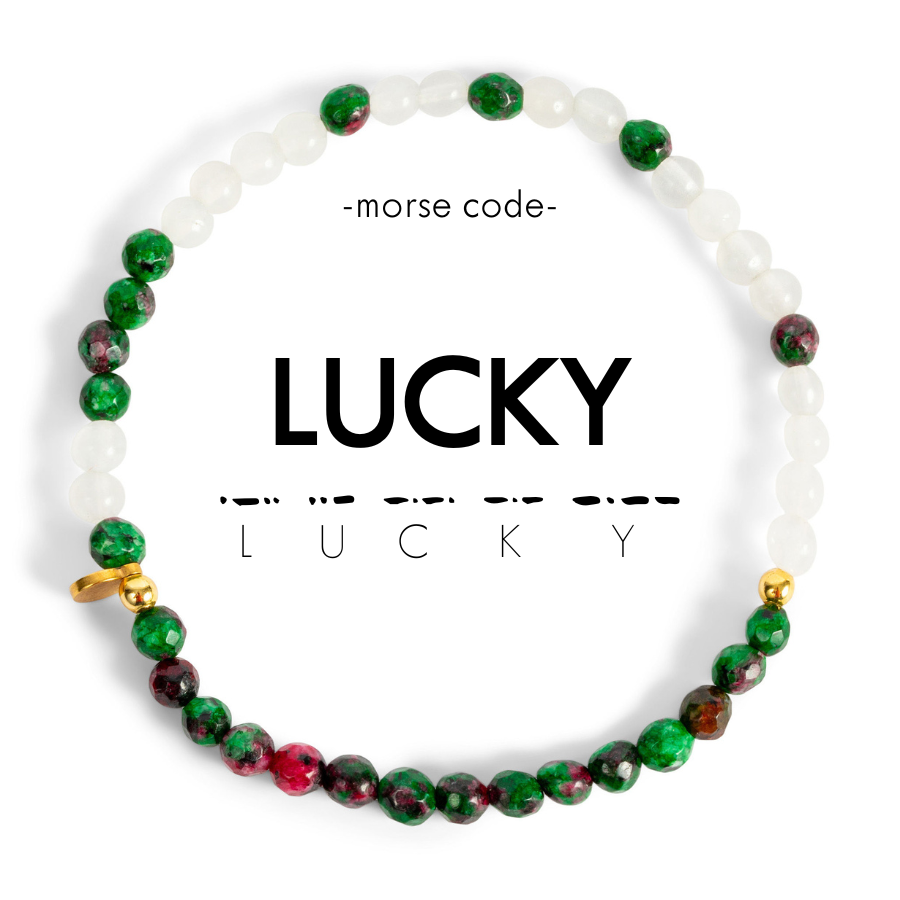 Morse Code Bracelet | LUCKY