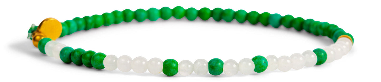 3mm Morse Code Bracelet | LUCKY