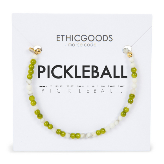 3mm Morse Code Bracelet | PICKLEBALL