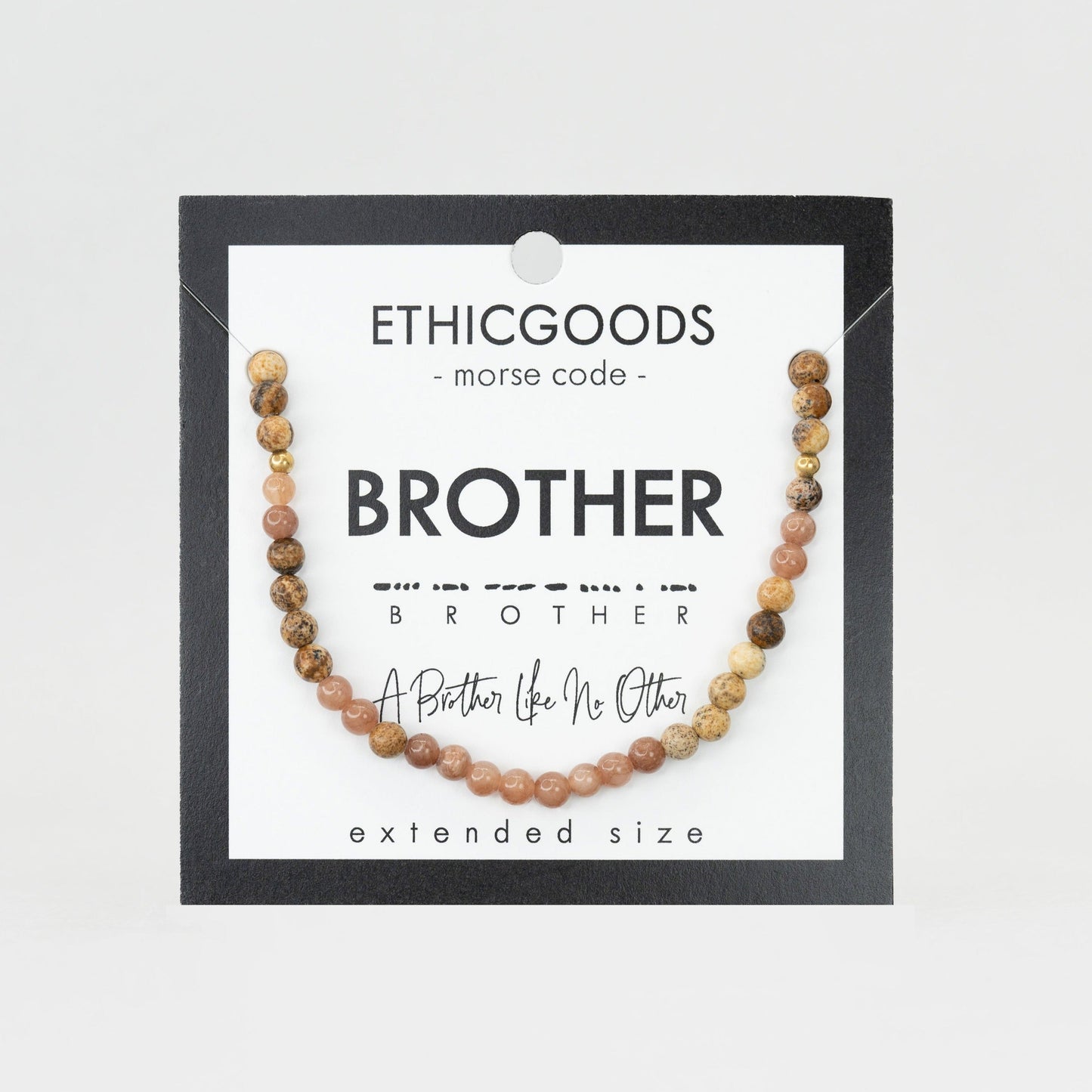 Morse Code Bracelet Men's Extended Size | BROTHER