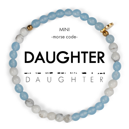 MINI Morse Code Bracelet | Daughter