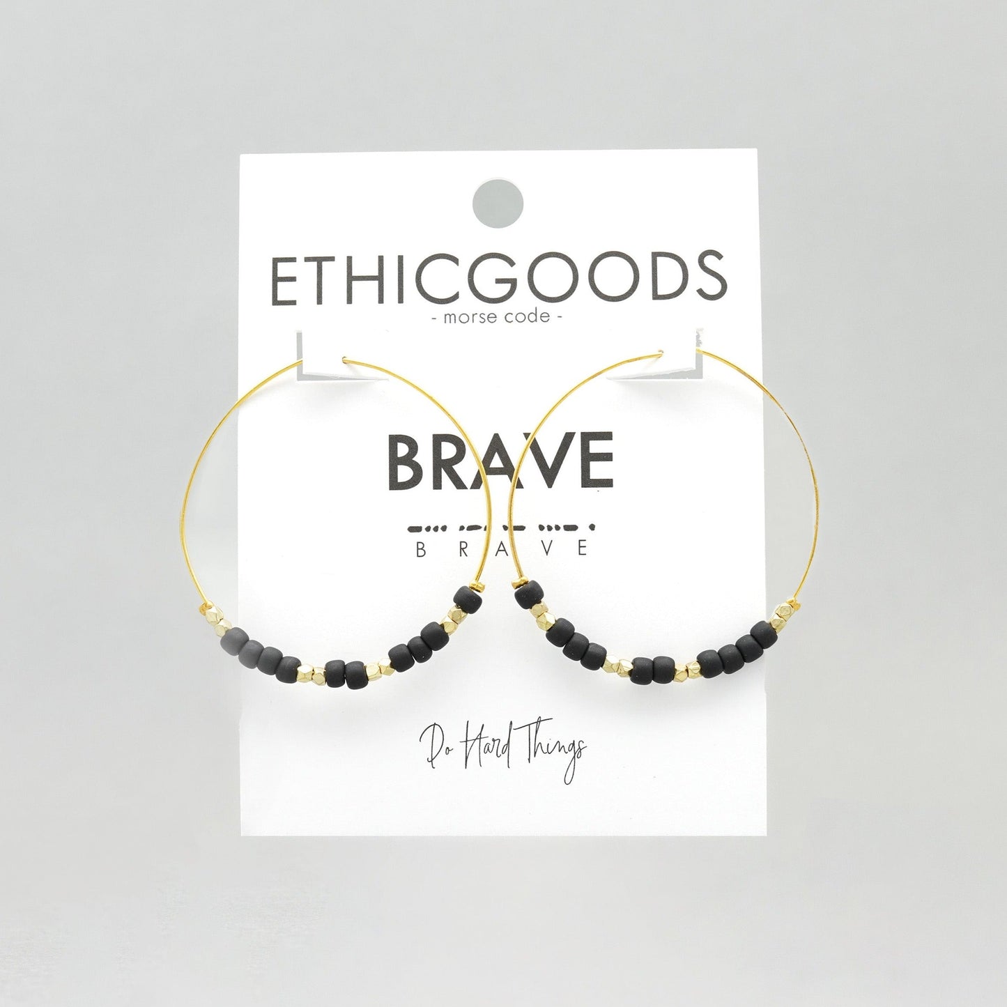 Morse Code Earrings | BRAVE
