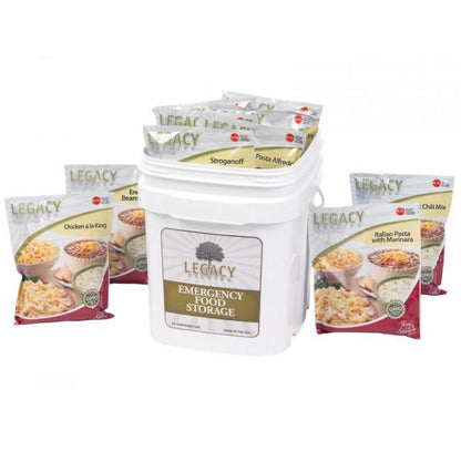 60 Serving Breakfast, Lunch, and Dinner Bucket - 18 lbs