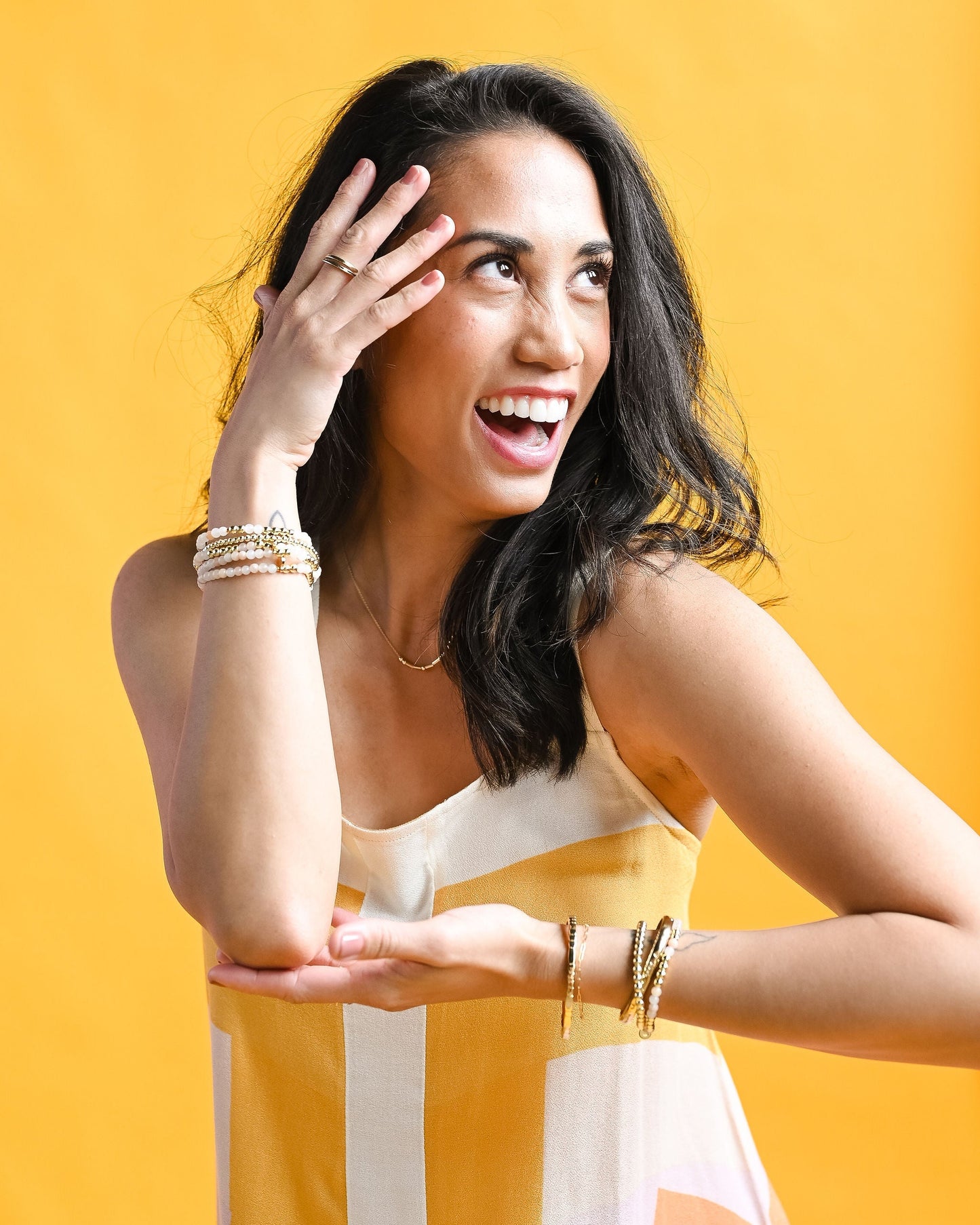 CLASSIC GOLD Morse Code Cuff Bracelet - Patterned | HOPE