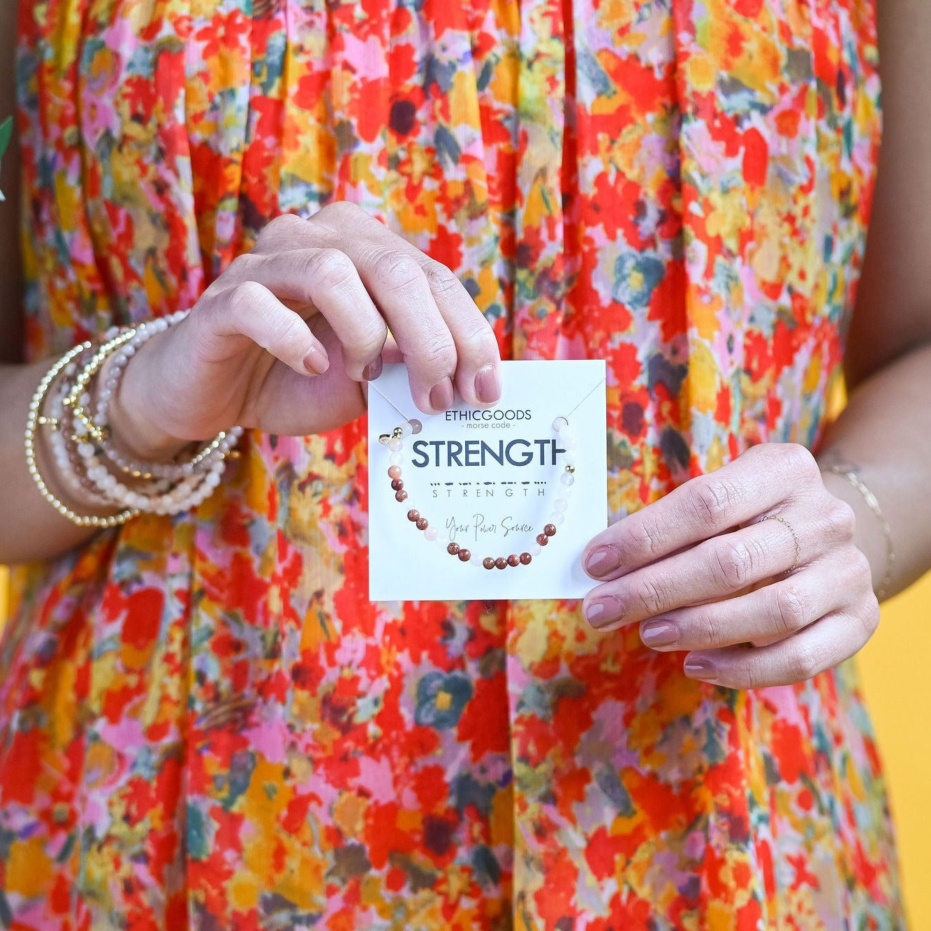 Morse Code Bracelet | STRENGTH